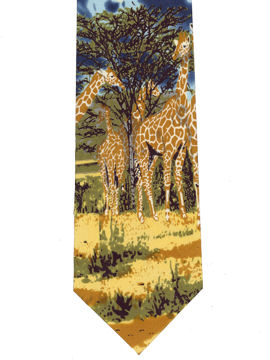 Giraffes Tie- Large motif