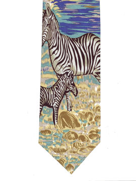 Zebra and Foal Tie