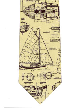 Ship sketches on cream
Sold out - but on grey or Khaki 