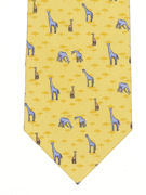 Giraffes on light yellow - TIE STUDIO