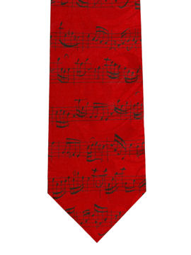 Music Staves Tie