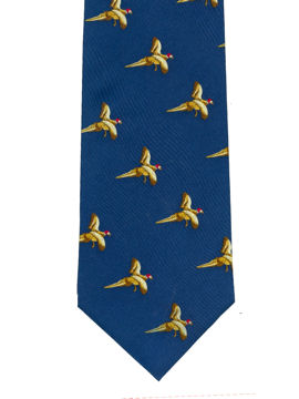 Pheasants Flying Navy