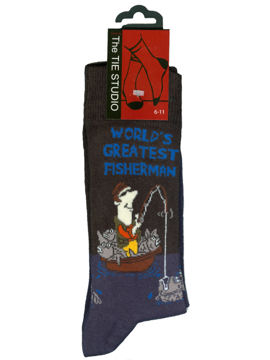 Worlds Greatest Fisherman Socks
