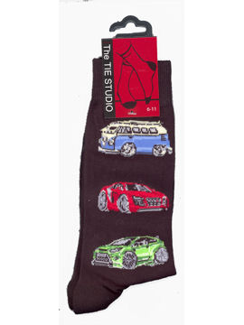 SOLD OUT - Cartoon Car Socks