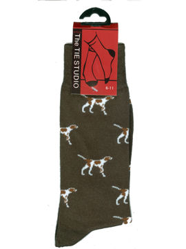 Pointer Dog Socks
