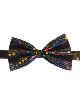 Music Staves Bow Tie
