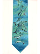 Dolphins in bubbly waters - TIE STUDIO