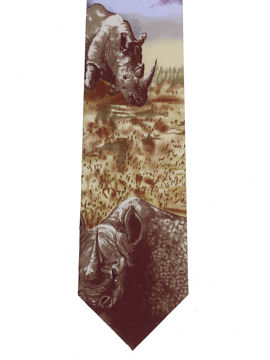 Rhinocerous Tie