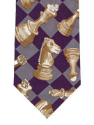 Chess Board Tie - TIE STUDIO
