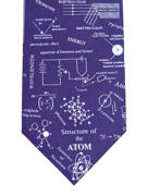 Structure of the Atom on blue  - TIE STUDIO