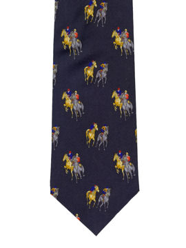 Sold out - will be reprinting
Racing Horses Silk Tie