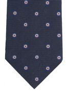 Roundels all over this tie of remembrance.  - TIE STUDIO