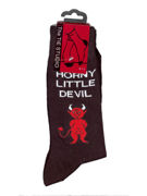Horny Little Devil Socks (Black) - TIE STUDIO